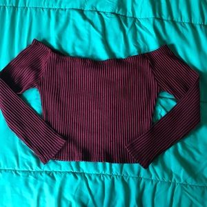 Better Be Off The Shoulder Crop Top